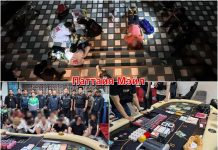 Китайские игроки выпрыгнули со второго этажа во время рейда на подпольное казино в Паттайе