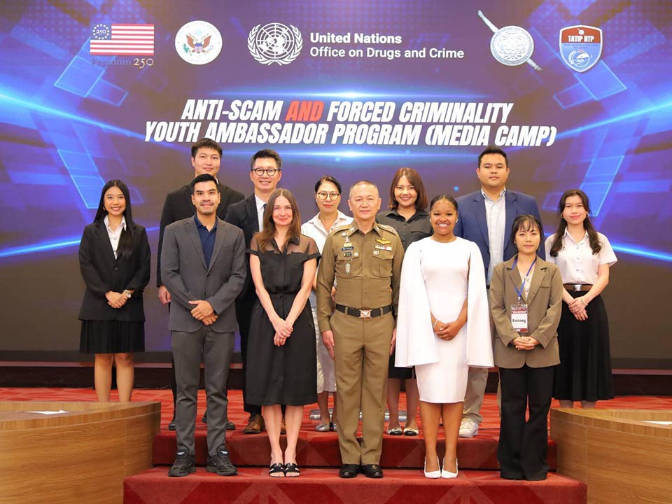 Thailand, U.S. and UN launch youth network to fight call-center scam trafficking