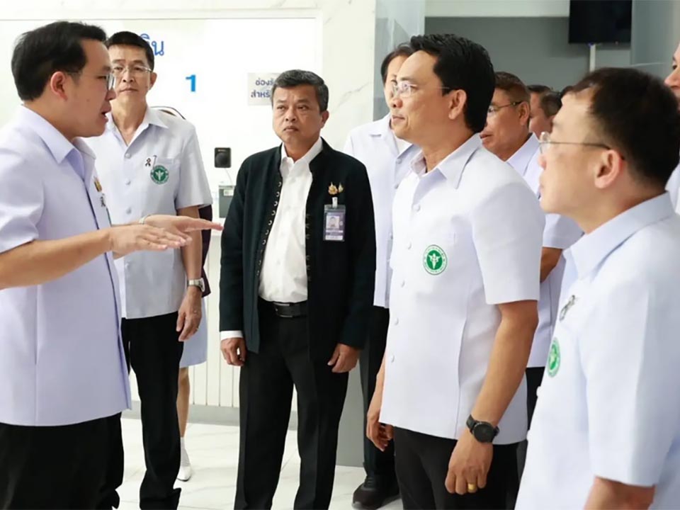 Health Minister oversees Hatyai Hospital flood recovery and southern medical hub expansion