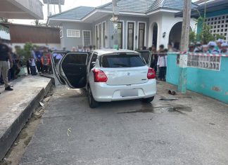 Teacher killed shielding infant as gunmen ambush Thai police officer in Pattani