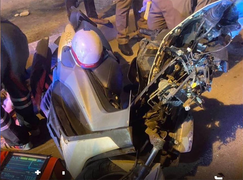 Speeding car slams into Bangkok traffic cop near DUI checkpoint, gun found inside vehicle