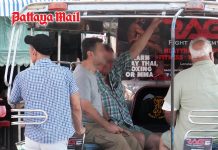 Pattaya baht buses remain the backbone of transport even in rainy season