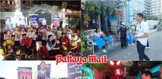 Pattaya election candidate hears low-season concerns from businesses along Soi 6