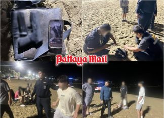 Armed beach confrontation stopped before violence erupts in Pattaya