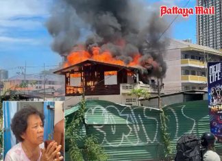 Elderly woman escapes South Pattaya house fire