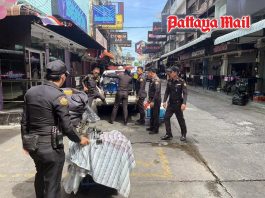 Pattaya Soi 6 walkways reclaimed after obstruction removal operation