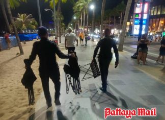 Pattaya Beach seizes illegal rentals, fines operators, restores public space
