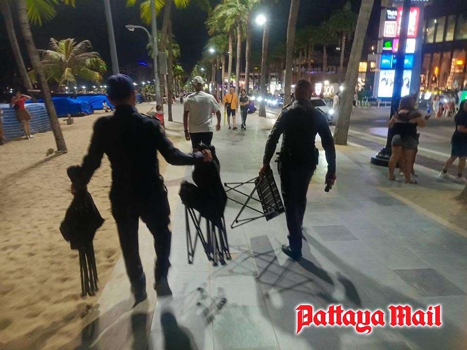 Pattaya Beach seizes illegal rentals, fines operators, restores public space