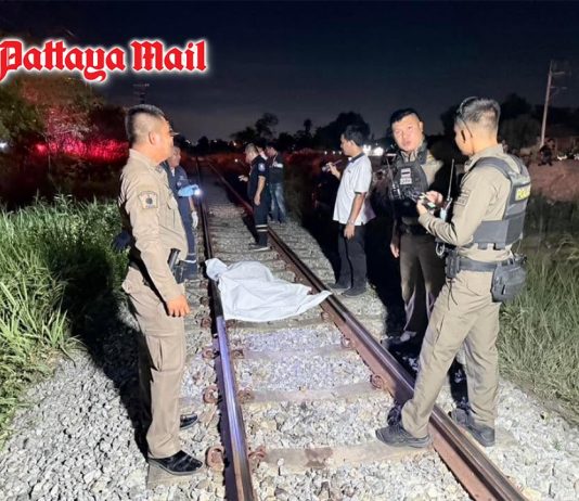 Mystery surrounds fatal train strike near Pattaya as police probe man’s final moments