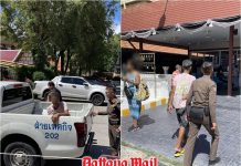 Foreign beggar found at Pattaya temple handed over to Immigration authorities
