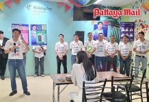 Poramet shares quality of life plans with Pattaya hotel sector in final election push