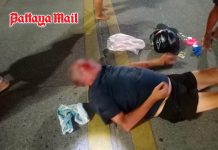 Tourist hurt after losing control of motorcycle in Jomtien crash