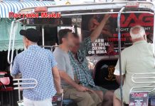 Баht-басы Паттайи остаются основой городского транспорта даже в сезон дождей
