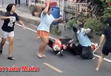 Смелые тайские женщины вступили в схватку с вооружённым ножом похитителем золотой цепочки после нападения на пожилую женщину