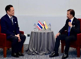 Anutin secures key talks with Brunei Sultan on trade, energy and food security