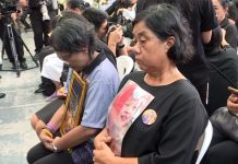 Mourners gather at Chulalongkorn Hospital to pay final respects to HRH Princess Bajrakitiyabha