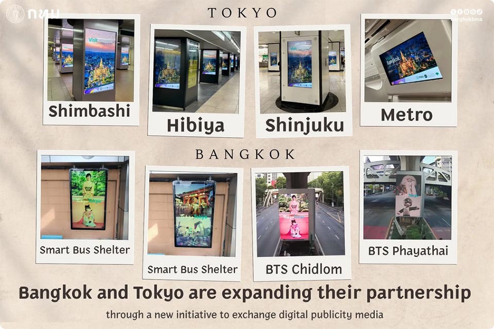 Bangkok and Tokyo launch joint tourism campaign across transit networks