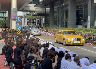 Crowds line Bangkok streets for Princess Bajrakitiyabha’s final journey