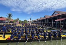 Royal Thai Navy inspects preparations for upcoming royal barge procession in Bangkok