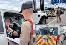 Foreign pickup crashes into ambulance, injuring patient and damaging multiple vehicles