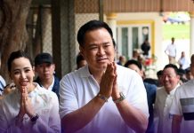 Anutin leads merit-making ceremony at Krabi’s Wat Tham Suea