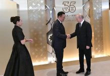 Anutin meets Putin at ASEAN-Russia gala dinner in Kazan