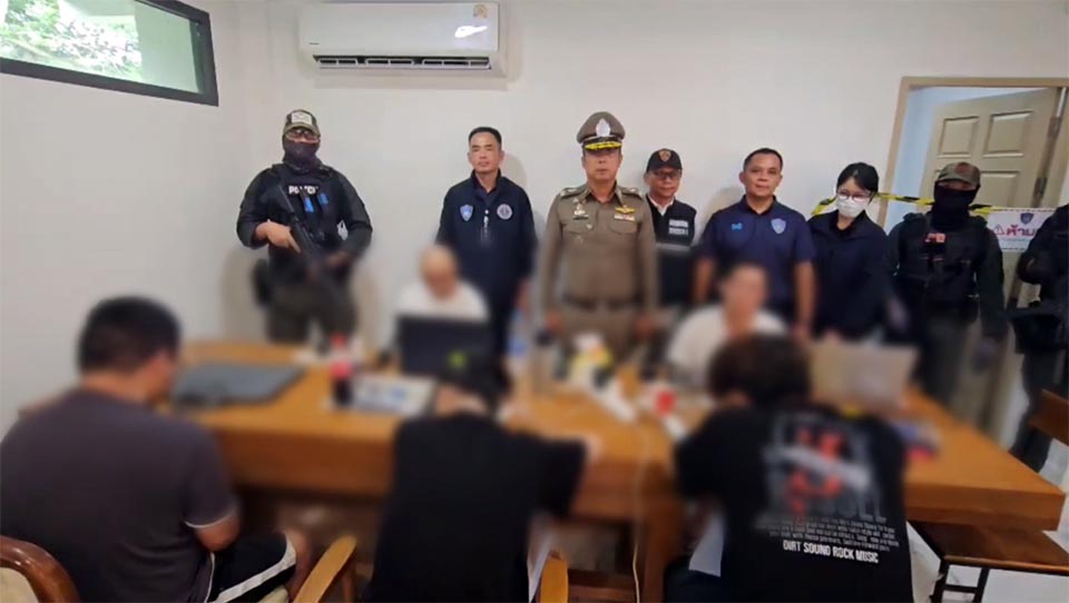 Chinese scam syndicate busted in Chiang Mai luxury villas, 15 arrested