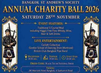 Bangkok St. Andrew’s Society Annual Charity Ball 2026