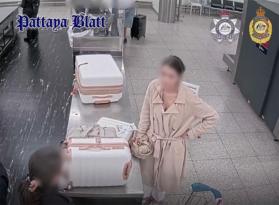 Französin nach mutmaßlichem Drogenschmuggel aus Thailand am Flughafen Perth festgenommen