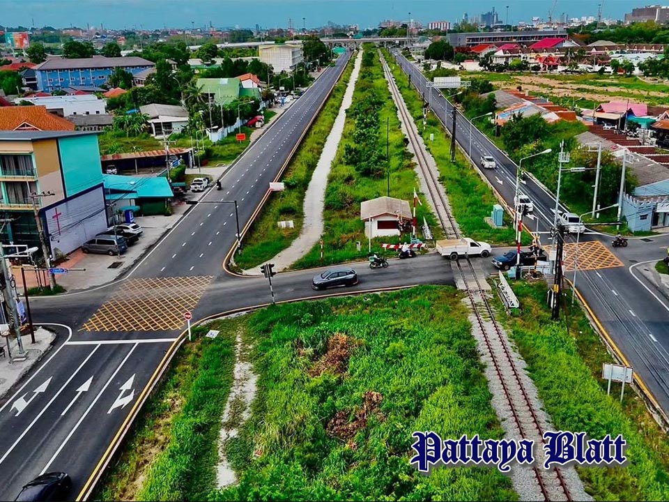 Pattaya modernisiert 30 Kilometer lange Eisenbahnstraße und stärkt Verkehr sowie EEC-Logistik