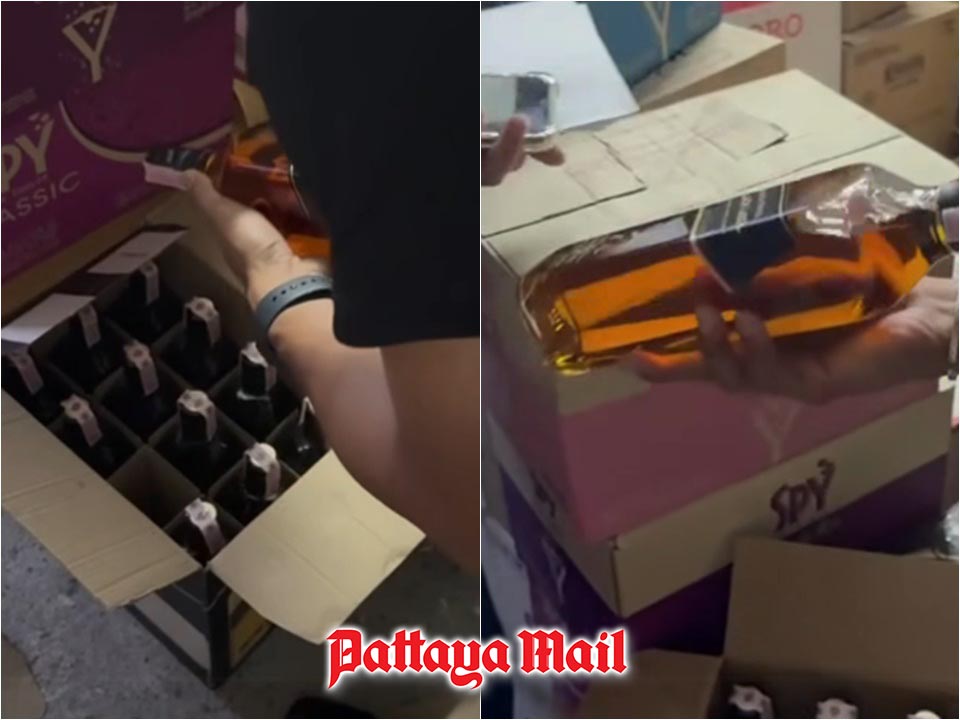 Bangkok-Chonburi fake imported liquor bust seizes 6,700 bottles