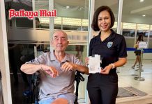 Pattaya Immigration offers a helping hand to elderly Danish visitor