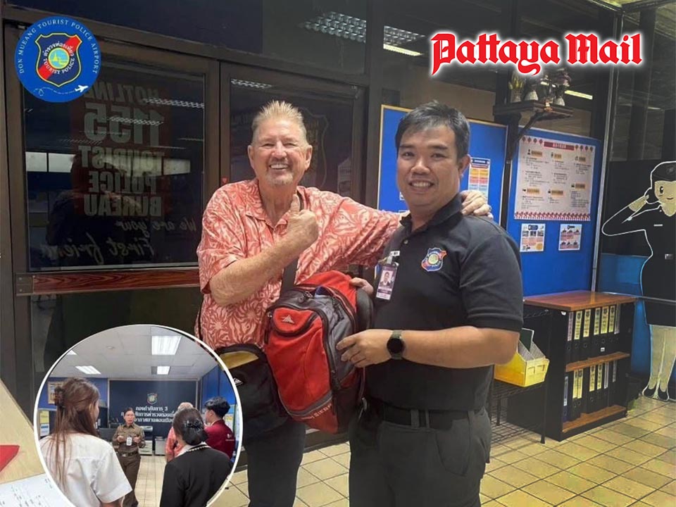 Airport clock ticking Thai police track down taxi and save Australian tourist’s journey
