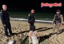 Pattaya Beach emergency as woman walks into water and needs rescue