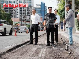 Pattaya races to transform second road before September deadline