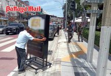 Pattaya says this time is a warning as businesses promise to keep signs inside