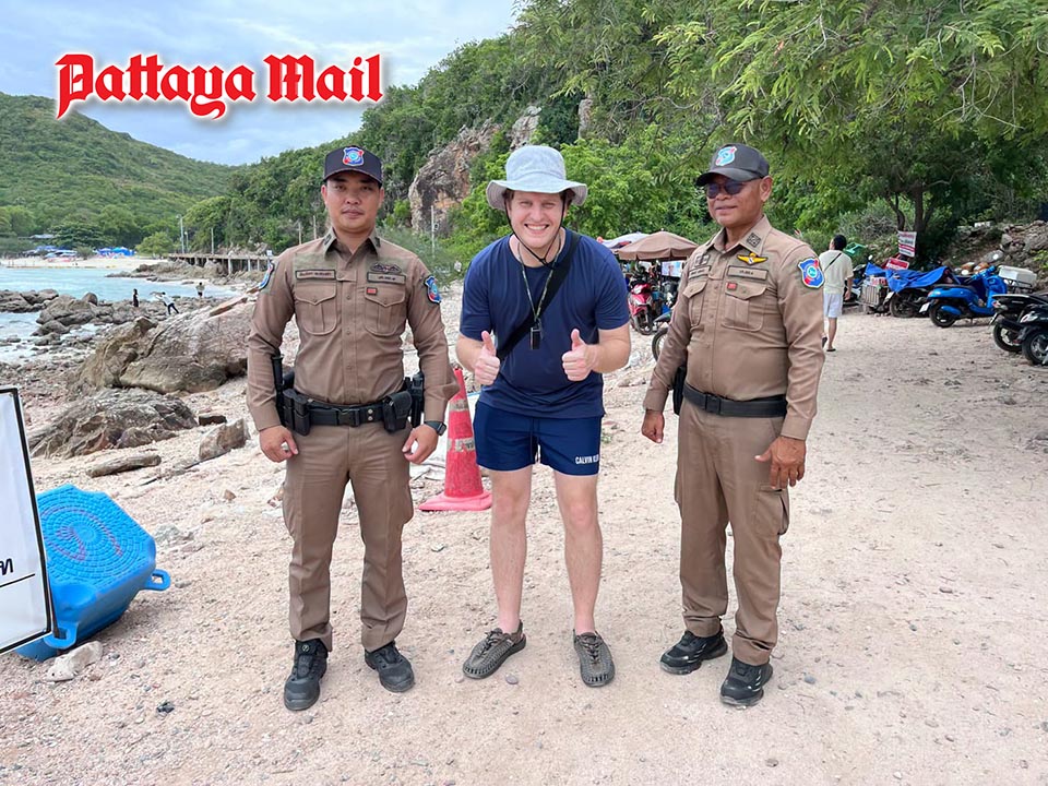 Paradise without the problems Pattaya Tourist Police keep watch over Koh Larn