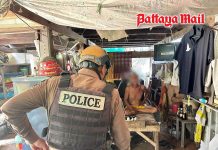 Chonburi motorcycle patrol arrives before family argument turns violent