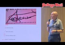 Handwriting expert Mike Maran brings graphology and forgery detection to Pattaya City Expats Club