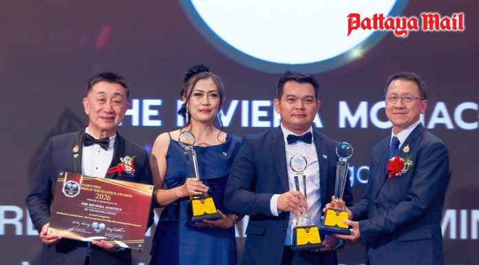 The Riviera Group wins top FIABCI-Thai real estate award as Pattaya developments earn international recognition
