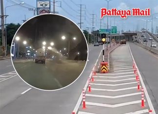 One day after near disaster, Thai highway officials move to secure crash blackspot