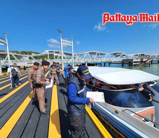 Pattaya Tourist Police won’t let boats sail without safety checks