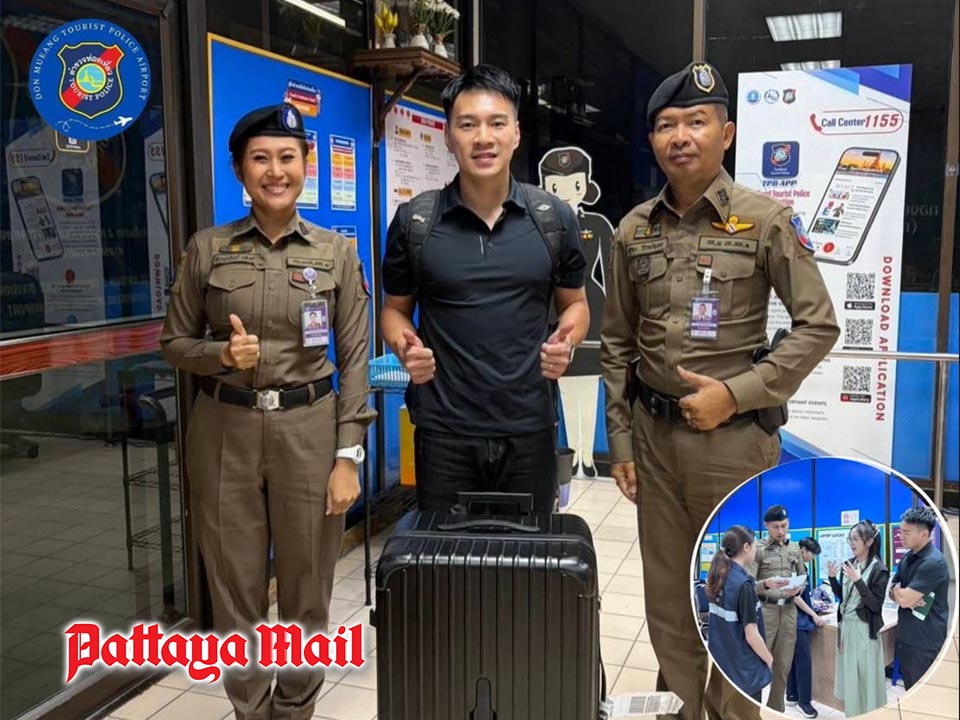30-minute airport mystery solved as Thai police recover Macau visitor’s bag