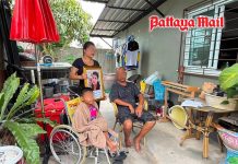 Pattaya disabled man holds back tears after thief steals his lifeline sidecar bike