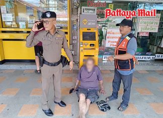 83-year-old German tourist helped after fall in Pattaya