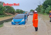 Pattaya engulfed by torrential rain as storm sweeps through