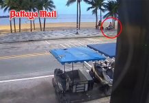 Body paint artist found dead on Jomtien Beach as CCTV captures mystery man