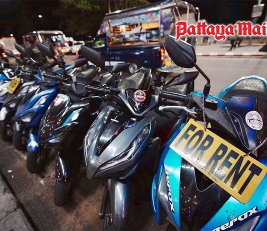 Pattaya takes back beach road from rental vehicles blocking public space