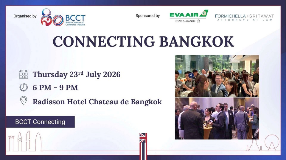 BCCT Connecting Bangkok 23rd July 2026