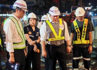 Bangkok tunnel leak stabilizes, clearing way for partial road reopening